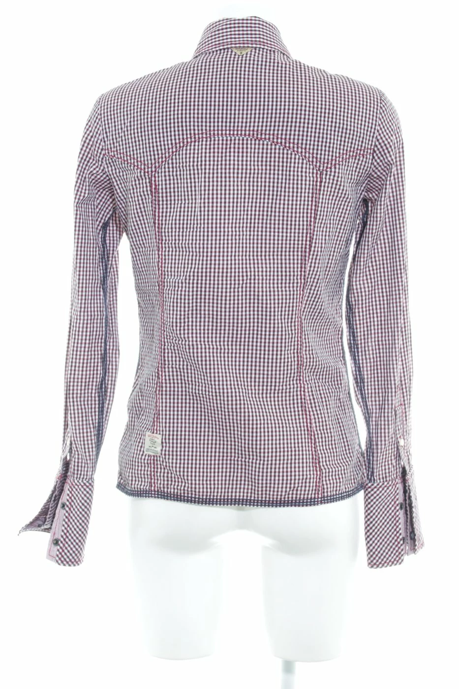 Khujo Vintage Blouse-chemisier Motif à Carreaux Application De Logo 2 Khujo Vintage Blouse-chemisier Motif à Carreaux Application De Logo – Image 2