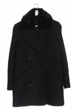 Khujo Manteau D’hiver Noir Style Décontracté